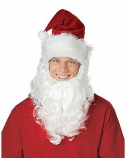 Santa Wig With Hat And Beard